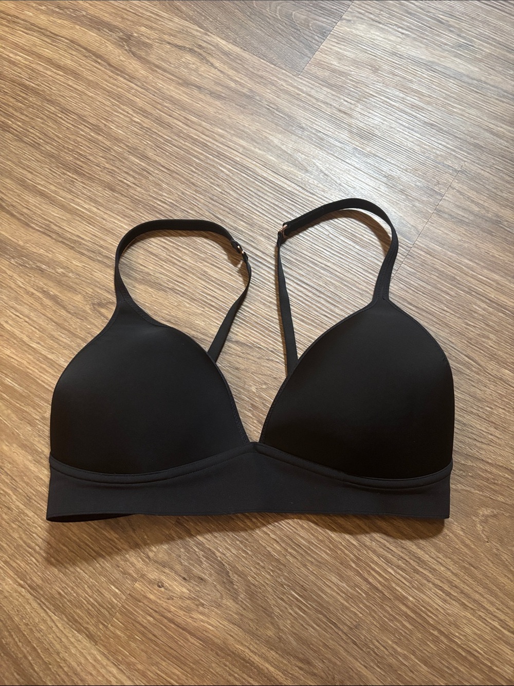 Women's aerie real me full coverage Black Light Support Bra wire free 34D